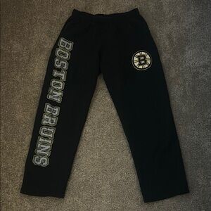 Boston Bruins Black Sweatpants